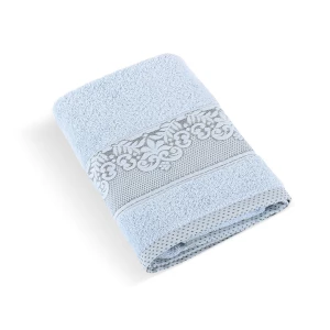 Bellatex Frotte ręcznik kolekcja Orchidea jasnoniebieski, 50 x 100 cm, 50 x 100 cm