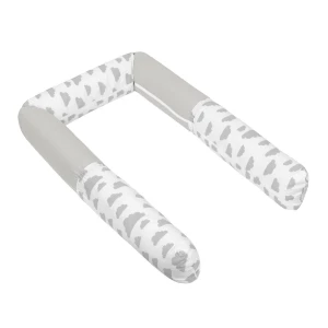 Bellatex Płaszcz do łóżeczka cylinder Cloudsszary, 240 cm