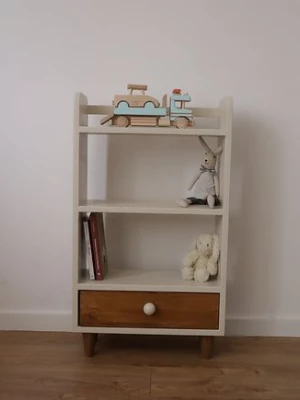 Biblioteczka , drewniany regalik dziecięcy Little Wood Bunny