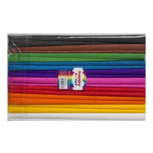 Bibuła marszczona 25x200cm mix A 10 rolek Gdd