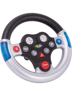 BIG Kierownica w kolorze srebrno-czarnym - 12 m+ rozmiar: onesize