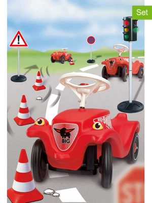 BIG Pachołki (4 szt.) w kolorze czerwono-białym - 12 m+ rozmiar: onesize