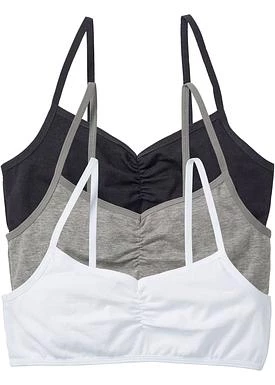 Biustonosz dziewczęcy bustier (3 szt.) bonprix