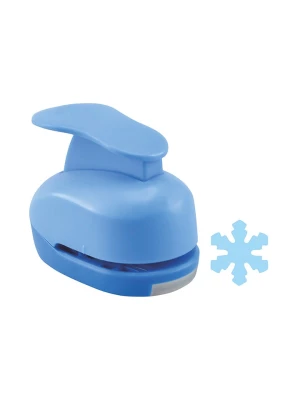 BLS Dziurkacz "Snowflake" w kolorze niebieskim rozmiar: onesize
