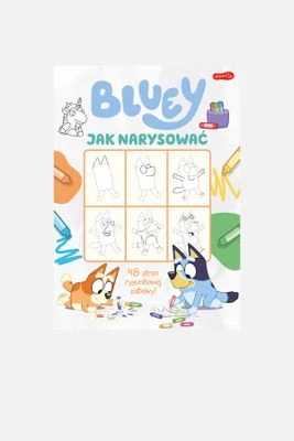 "Bluey. Jak narysować" książka dla dzieci HARPERKIDS