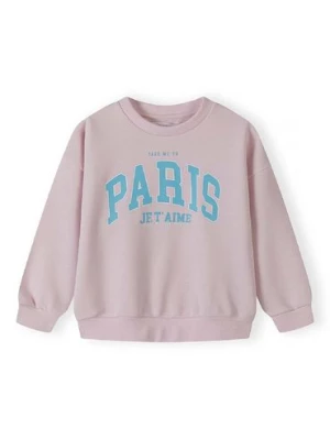 Bluza dresowa różowa dla małej dziewczynki-  Paris Minoti