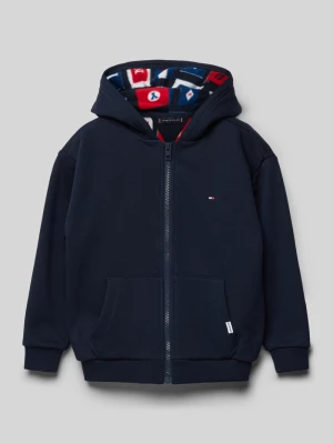 Bluza rozpinana z wyhaftowanym logo model ‘FLAGS’ Tommy Hilfiger Kids