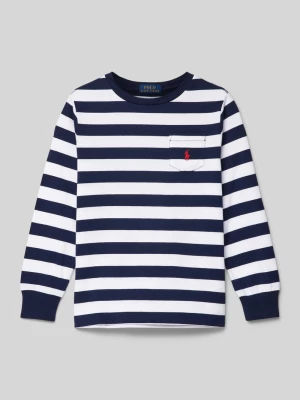 Bluzka z długim rękawem z dekoltem okrągłym Polo Ralph Lauren Kids