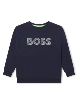 Boss Bluza J25O41 S Granatowy Regular Fit