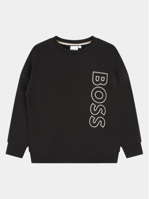 Boss Bluza J25Q13 S Czarny Regular Fit