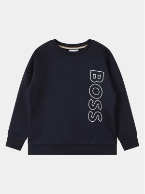 Boss Bluza J25Q13 S Granatowy Regular Fit