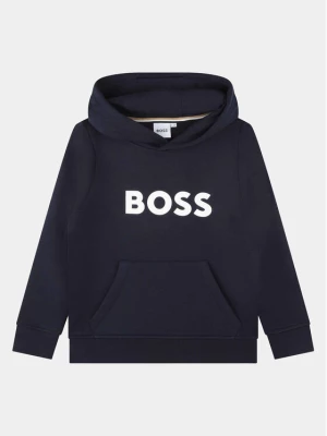 Boss Bluza J25Q15 D Granatowy Regular Fit