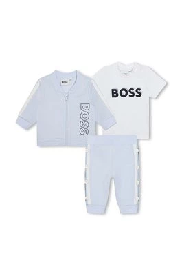 BOSS dres niemowlęcy kolor niebieski Boss