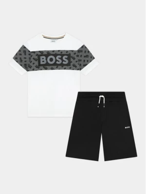 Boss Komplet t-shirt i spodenki J50746 S Kolorowy Regular Fit