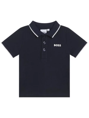 Boss Polo J05P13 M Granatowy Regular Fit