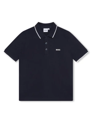 Boss Polo J25P26 D Granatowy Regular Fit