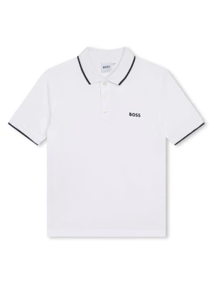 Boss Polo J25P26 M Biały Regular Fit