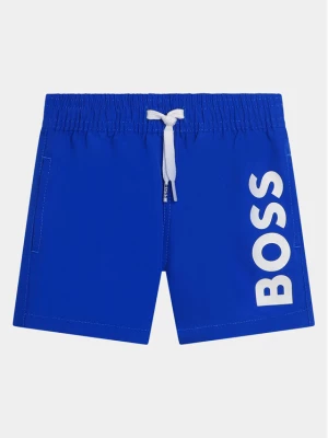 Boss Szorty sportowe J50580 M Niebieski Regular Fit