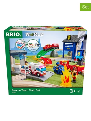 Brio Zestaw zabawek "Police and Fire Department Deluxe Set" - 3+ rozmiar: onesize