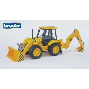 Bruder 02428 Traktor JCB nakładarka czołowa i koparka, 1:16 BRUDER