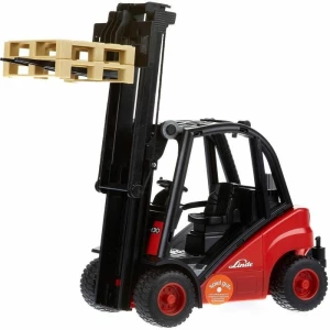Bruder 2511 Wózek widłowy Linde z 2 paletami, 1:16, 29 x 22 x 9 cm BRUDER