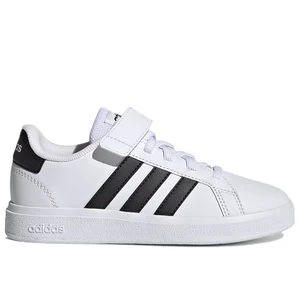 Buty adidas Grand Court Elastic Lace And Top Strap GW6521 - białe Adidas