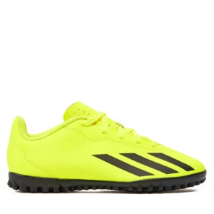Buty do piłki nożnej adidas X Crazyfast Club Turf IF0707 Żółty