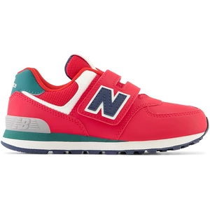 Buty dziecięce New Balance PV574CU - czerwone