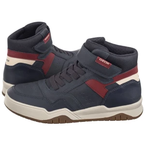 Buty J Perth B. F - Wax.Syn+Nylon Navy/Dk Red J367RF 0MEFU C4244 (GE178-a) Geox