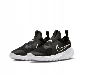 Buty NIKE Sportowe dziecięce czarne FLEX RUNNER 2 (GS) wygodne r. 36.5
