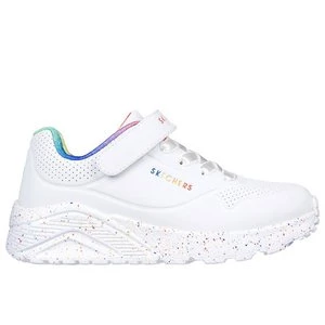 Buty Skechers Uno Lite Rainbow Specks 310457LWMLT - białe