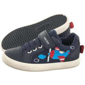 Buty Sportowe B Gisli B.C - Canvas + Geobuck Navy/Red B451NC 01054 C0735 (GE141-a) Geox