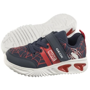 Buty Sportowe J Assister B.D - Mesh+GBK Navy/DK Red J45DZD 01454 C4244 (GE142-a) Geox