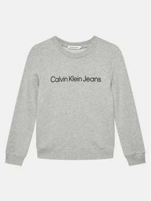 Calvin Klein Jeans Bluza IU0IU00581 Szary Regular Fit