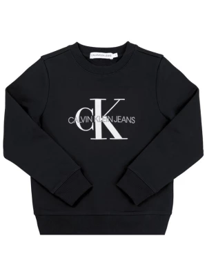 Calvin Klein Jeans Bluza Monogram Logo IU0IU00069 Czarny Regular Fit