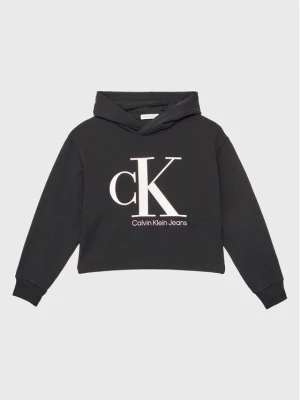Calvin Klein Jeans Bluza Reveal Monogram IG0IG01934 Czarny Regular Fit