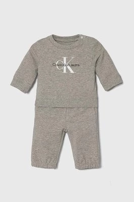 Calvin Klein Jeans dres niemowlęcy kolor szary