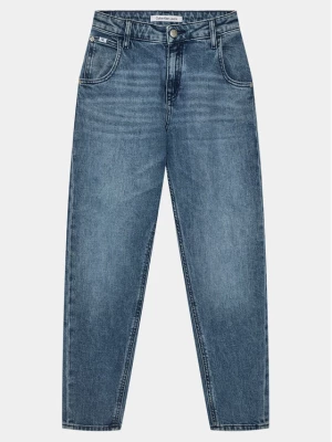 Calvin Klein Jeans Jeansy Barrel IG0IG02275 Niebieski Straight Fit