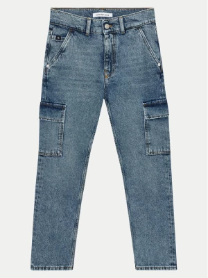 Calvin Klein Jeans Jeansy Iconic IB0IB01996 Niebieski Regular Fit