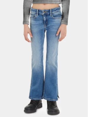 Calvin Klein Jeans Jeansy Split IG0IG02163 Niebieski Flare Fit