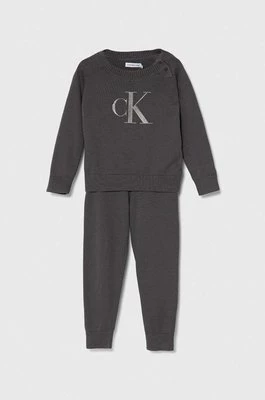 Calvin Klein Jeans komplet bawełniany dziecięcy kolor szary
