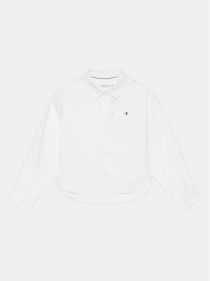 Calvin Klein Jeans Koszula IG0IG02331 Biały Oversize