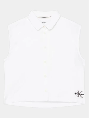 Calvin Klein Jeans Koszula Monogram IG0IG02462 Biały Relaxed Fit