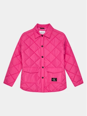 Calvin Klein Jeans Kurtka przejściowa IG0IG01814 Różowy Relaxed Fit