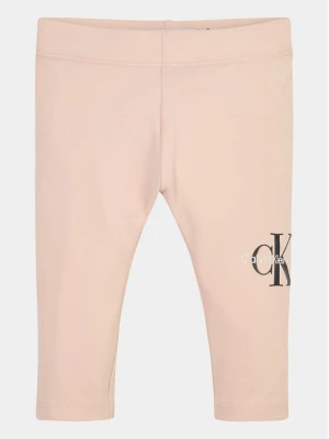 Calvin Klein Jeans Legginsy IN0IN00081 Różowy Slim Fit