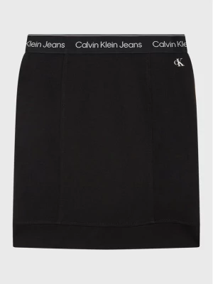 Calvin Klein Jeans Spódnica Punto IG0IG01823 Czarny Slim Fit
