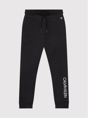 Calvin Klein Jeans Spodnie dresowe Institutional IB0IB00954 Czarny Regular Fit