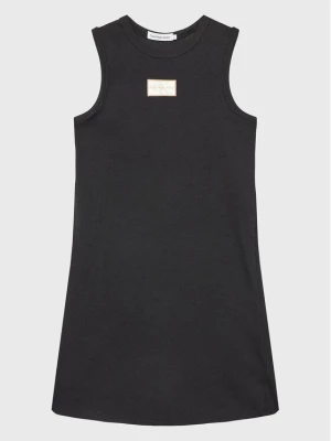 Calvin Klein Jeans Sukienka codzienna IG0IG01972 Czarny Regular Fit
