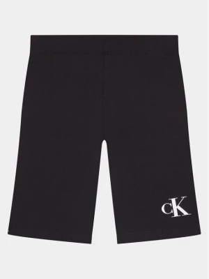 Calvin Klein Jeans Szorty sportowe Logo IG0IG02450 Czarny Slim Fit