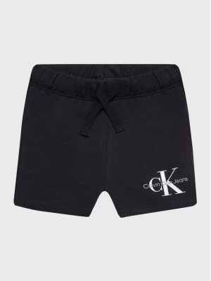 Calvin Klein Jeans Szorty sportowe Monogram Logo IN0IN00061 Czarny Regular Fit